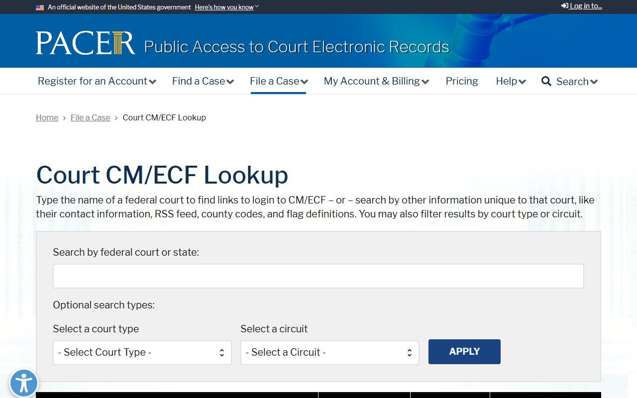 Gasconade County traffic court records and PACER CM ECF lookup