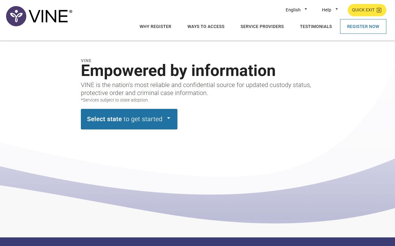 Gasconade County warrant records and VINELink victim notification resource