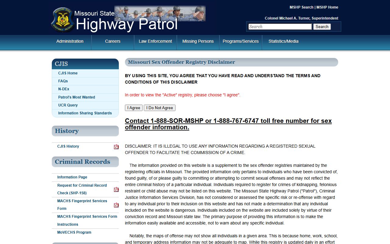 Gasconade County warrant records and Missouri State Highway Patrol registry resource